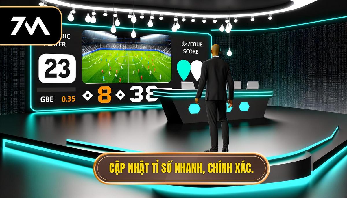 1. Cập nhật tỉ số nhanh chóng và chính xác
