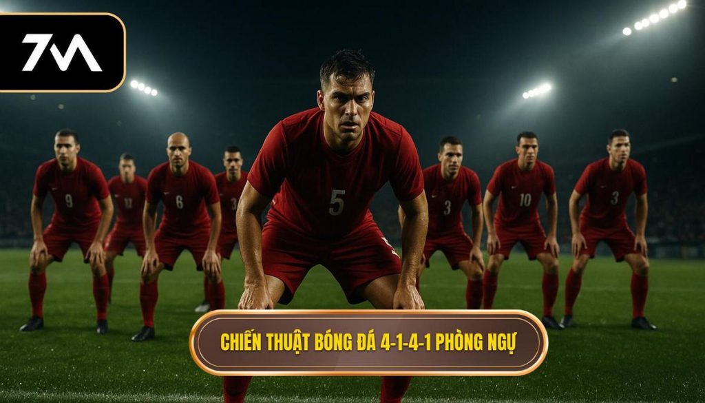 Chiến thuật bóng đá 4-1-4-1 phòng ngự
