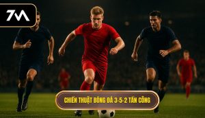 Chiến thuật bóng đá 3-5-2 tấn công