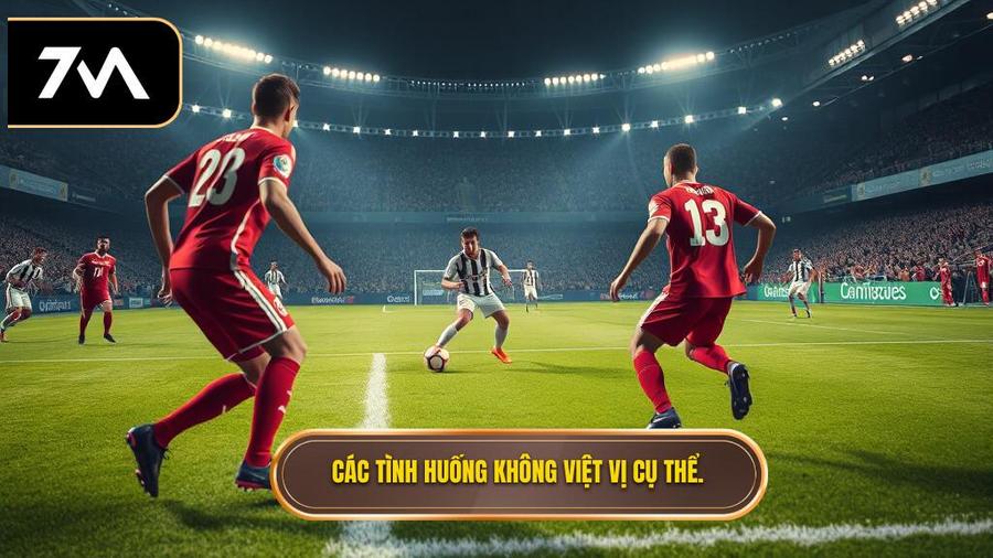 Các trường hợp cụ thể: Thế nào là đứng dưới hàng phòng ngự nhưng không việt vị?