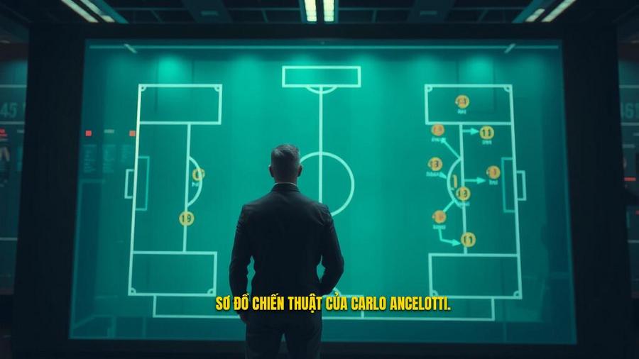 Các sơ đồ chiến thuật kinh điển của Carlo Ancelotti