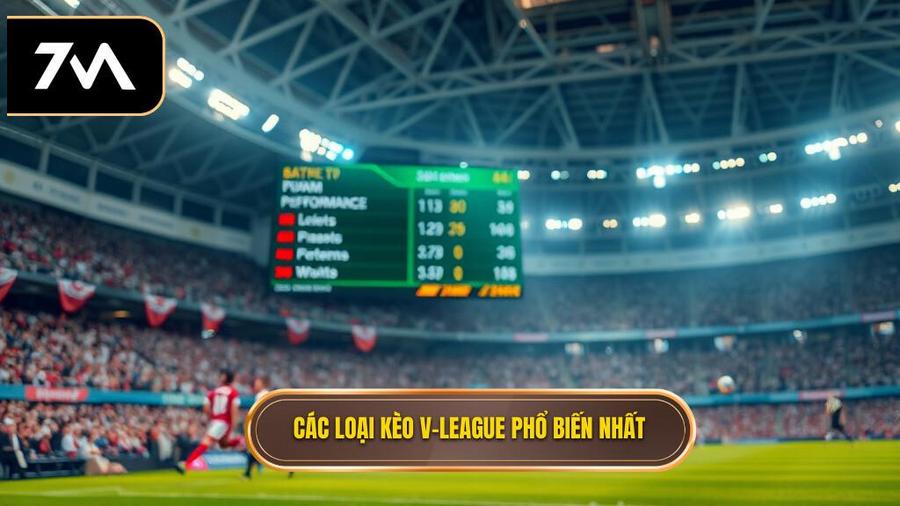 Các loại kèo phổ biến trong Bảng kèo V-League